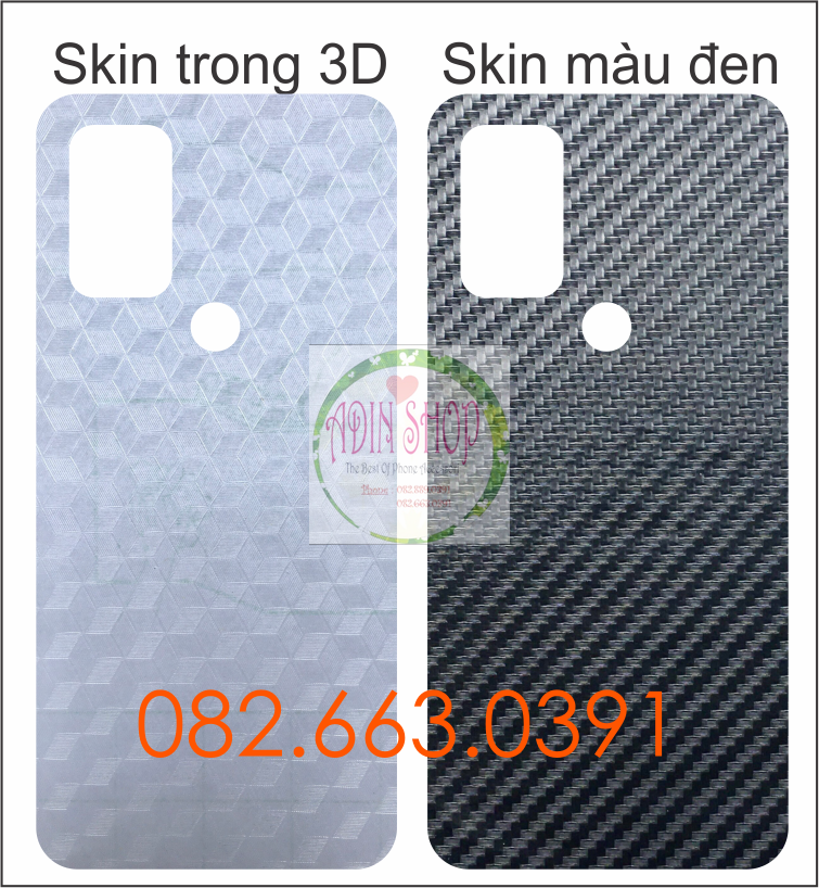 Miếng dán mặt lưng skin carbon Vsmart Star 5