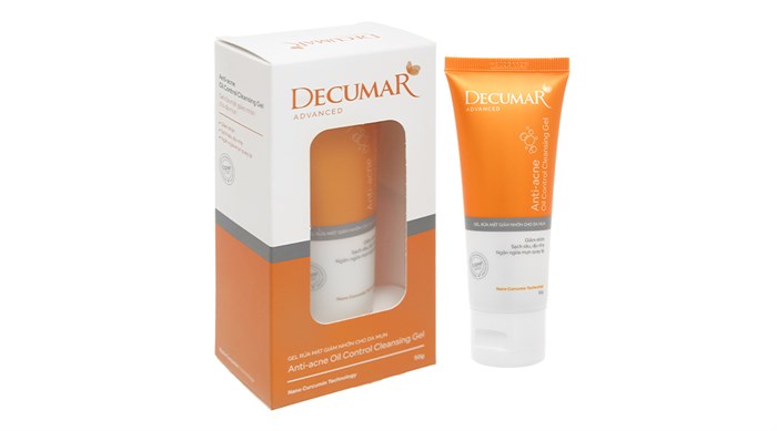 Sữa rửa mặt dạng Gel Decumar Clean Advanced giảm nhờn cho da mụn hiệu quả