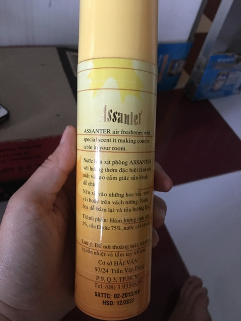 Nước hoa xịt phòng ASSANTER 300ML