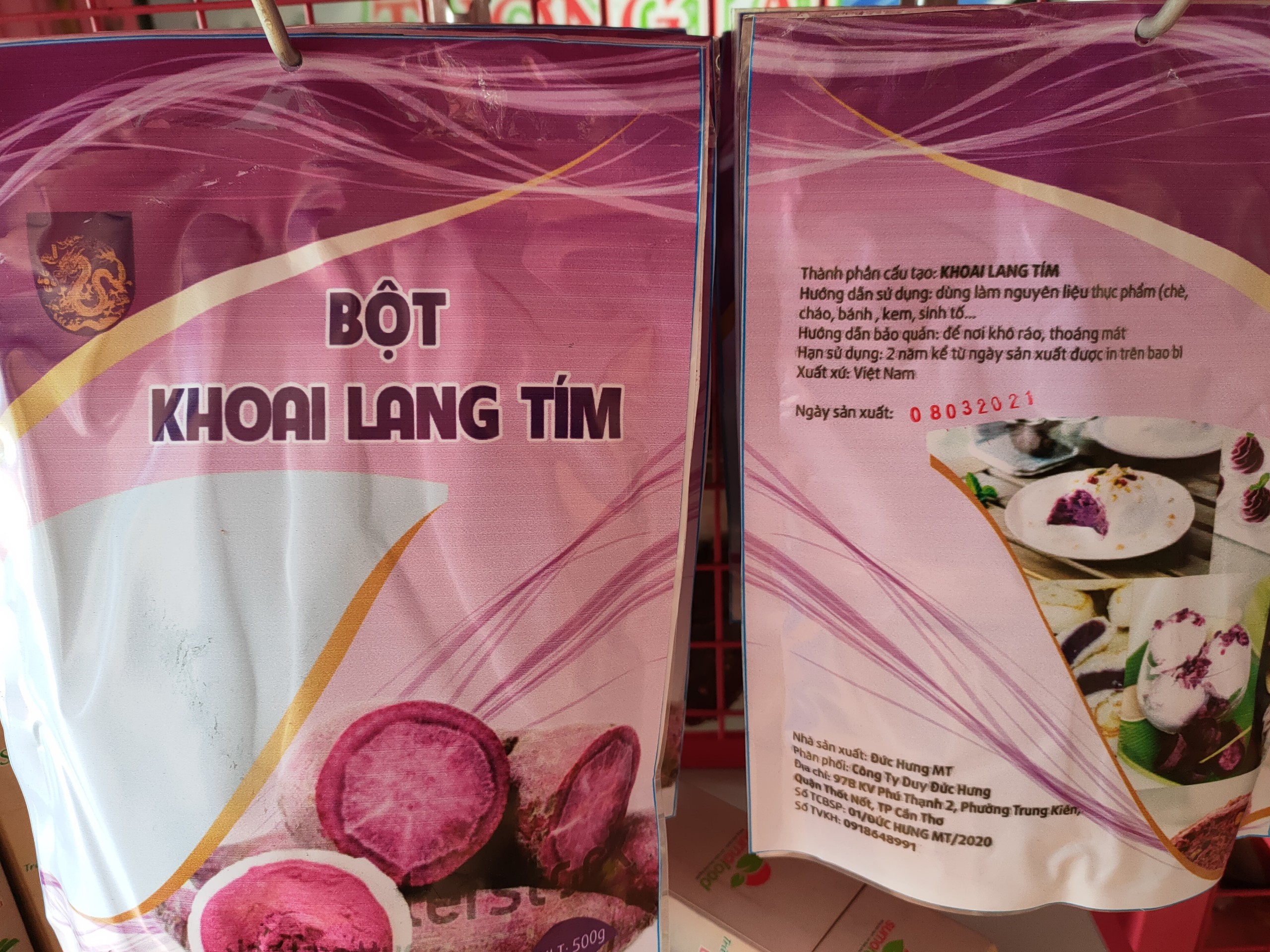 BỘT KHOAI LANG TÍM 500GR