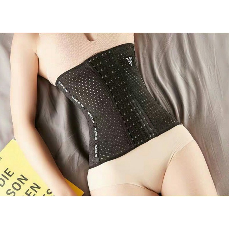 Đai Nịt Bụng Đai Gen Bụng Định Hình Thông Hơi Giảm Eo Giảm Mỡ Thẳng Lưng Thu Gọn Vòng Eo Có 6 Nấc Móc Cài