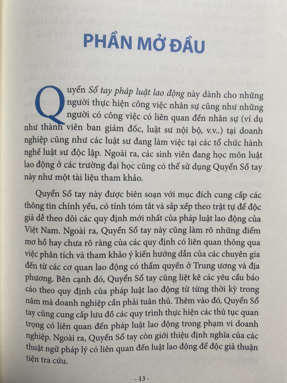 Sổ Tay Pháp Luật Lao Động