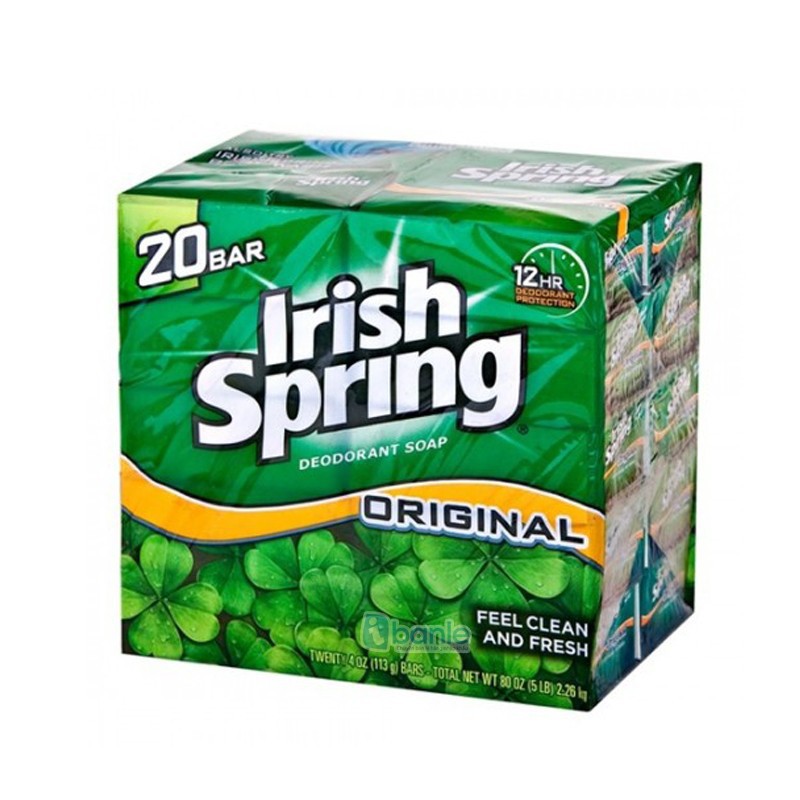 [HCM]Lốc 20 cục xà phòng Irish Spring 104.8g X 20 cục