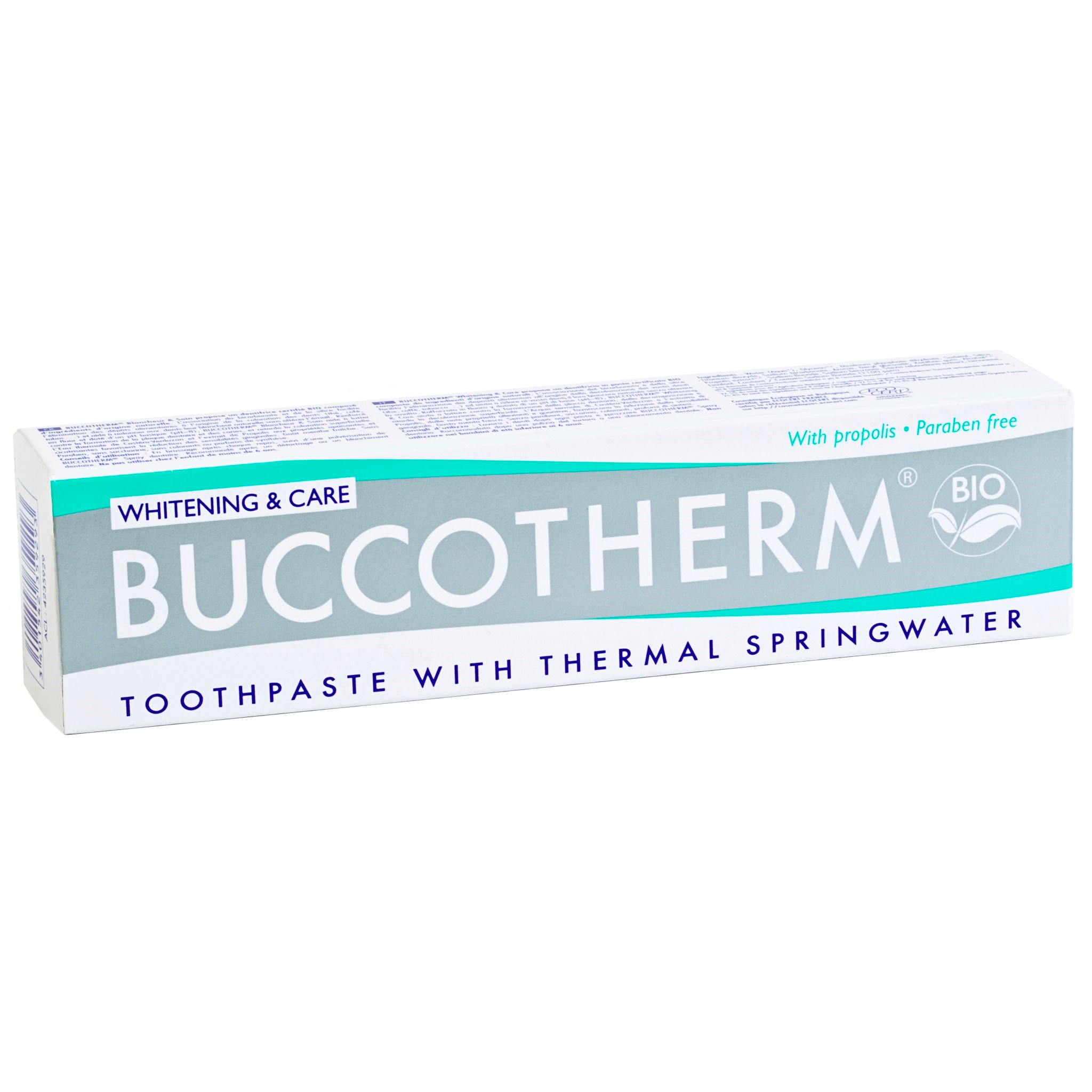 Kem đánh răng hữu cơ trắng răng vị bạc hà Buccotherm 75ml