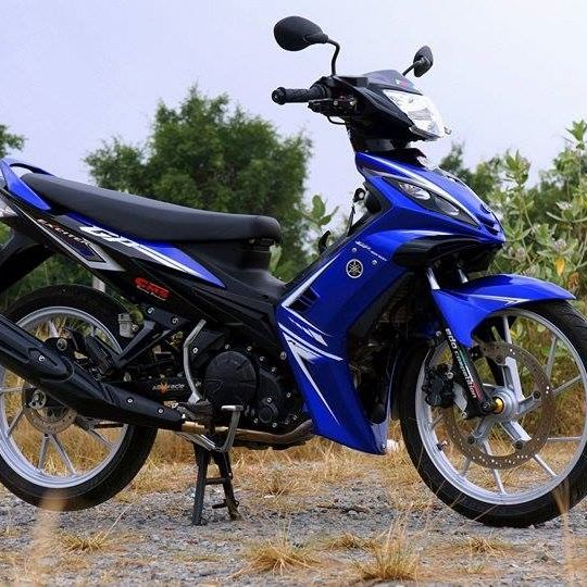 Tem rời yamaha ex nhỏ 2006-2010 dán xe xanh đen gp