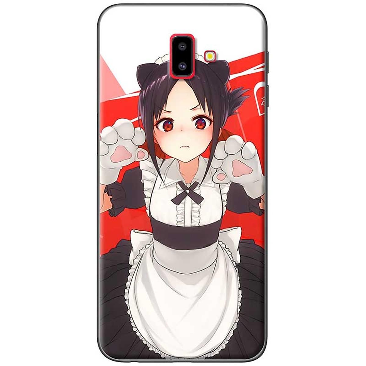 Ốp lưng dành cho Samsung Galaxy J6+ mẫu Anime em mèo