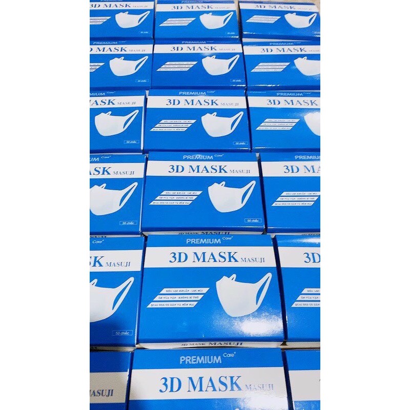 Khẩu Trang 3D Mask Masuji Chính Hãng( hộp 50c)