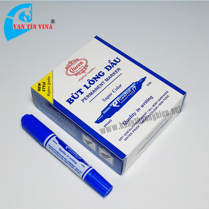 Bút lông dầu Queen PM-02 (màu hồng) (5 cây)