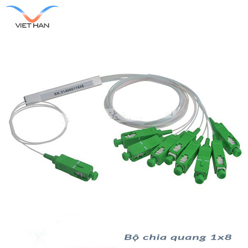 Bộ chia quang Splitter 1x8 (Optical Splitter PLC 1x8) SC/APC