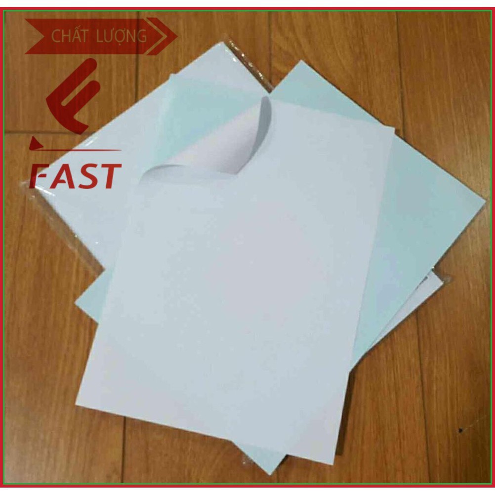 [[Ưu đãi theo dõi ]] Decal A4 giấy nhám – đế xanh
