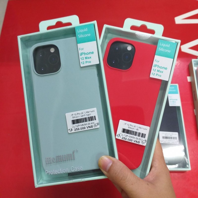 Ốp Lưng iPhone 12 Pro Silicon Hiệu Memumi