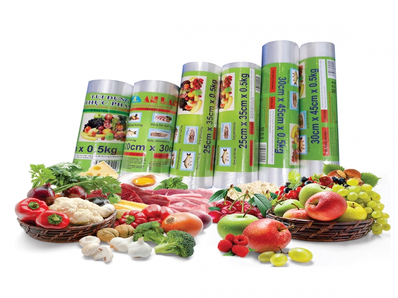 Cuộn 150 túi đựng thực phẩm sạch An Lành