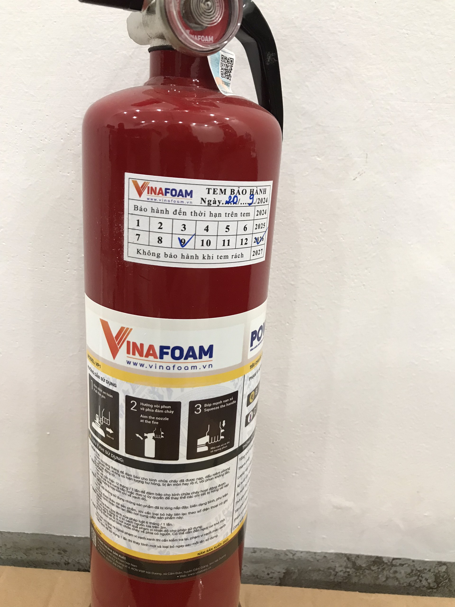 Bình chữa cháy VP1VINAFOAM