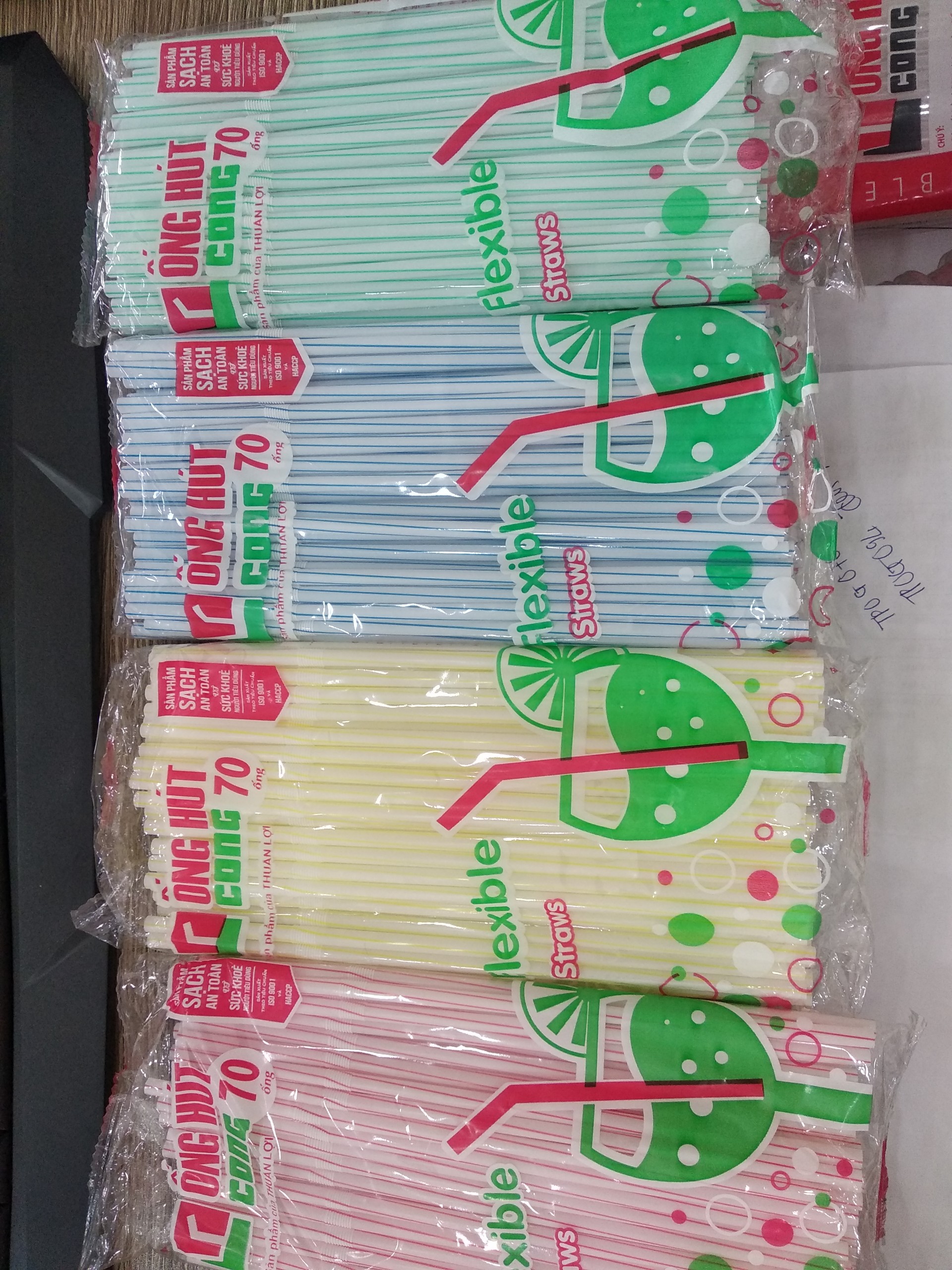 SET 5 Gói Cong Màu Phi 5 ( uống nước ngọt, cafe)