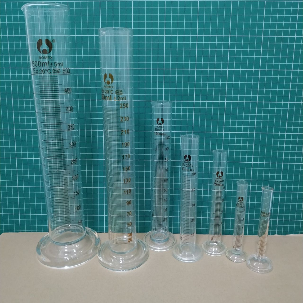 [Hcm]Glass Measuring Tubes 50ml -100Ml -250Ml