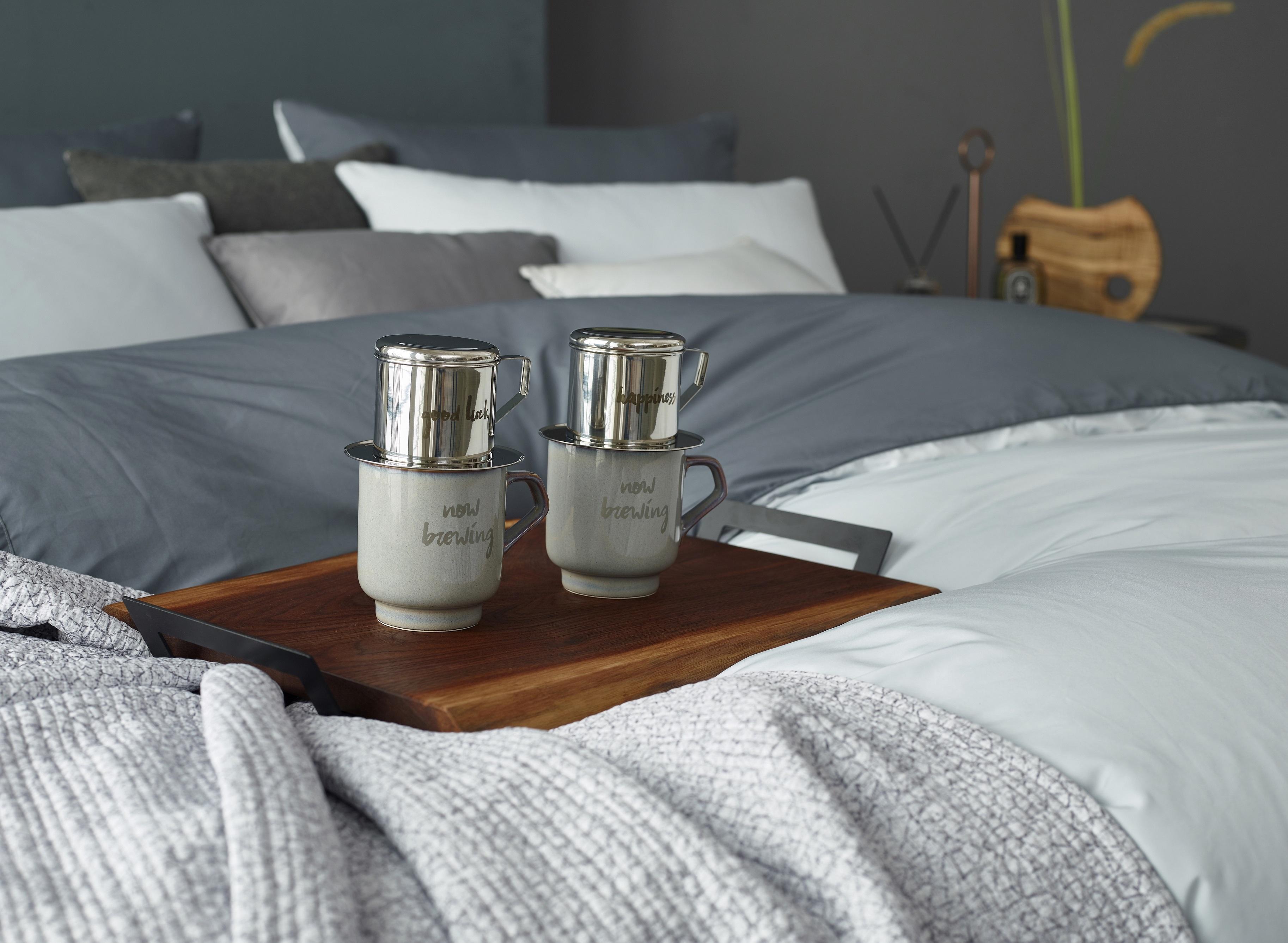 Phin café Sa Maison Love, chất liệu inox không gỉ