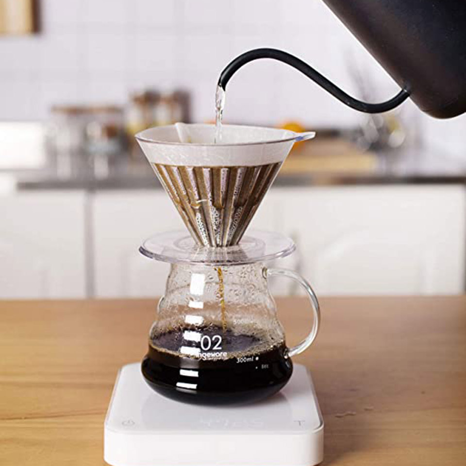 Phễu V60 nhựa Timemore Crystal Eye