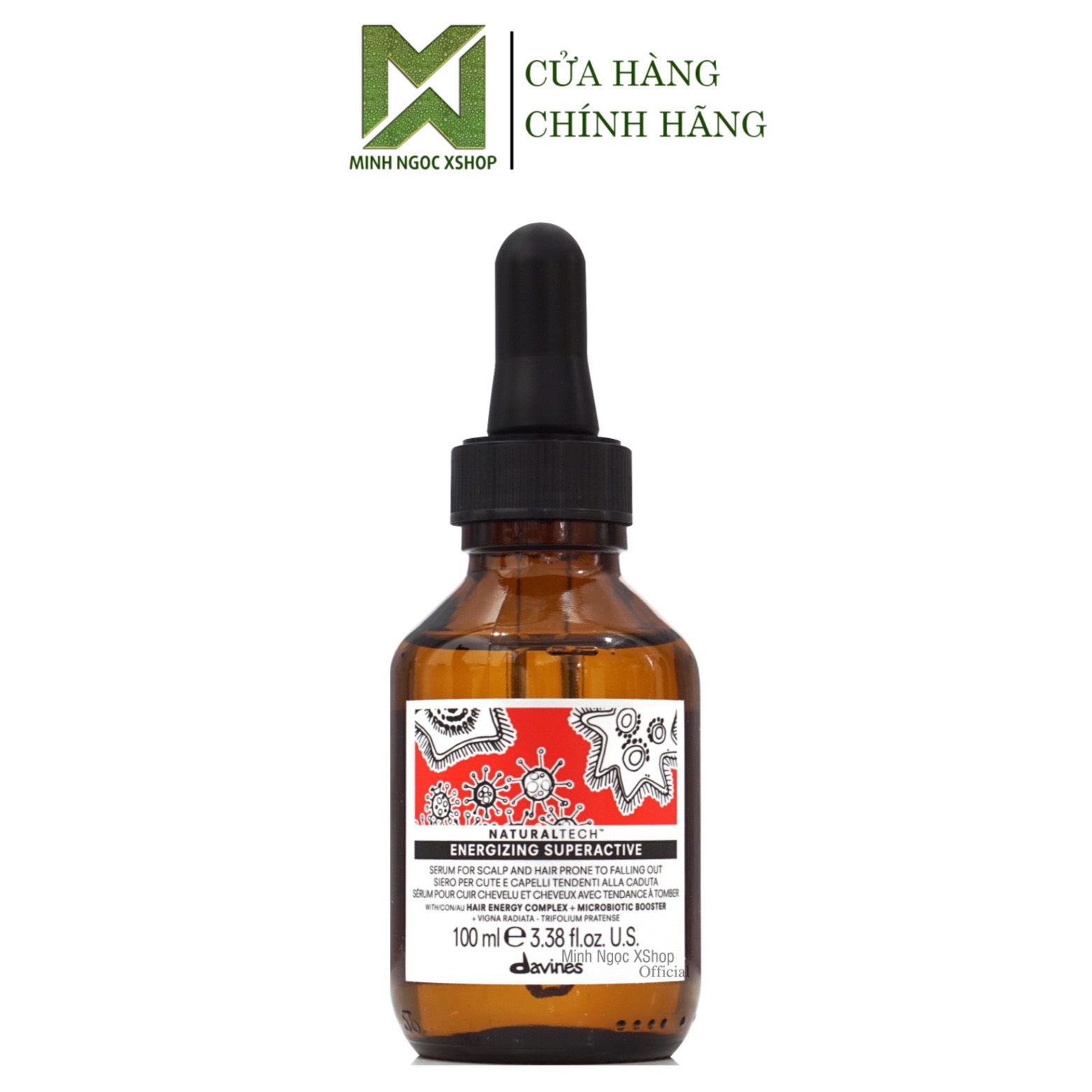 Tinh chất chống rụng kích mọc tóc Davines Energizing Superactive 100ML