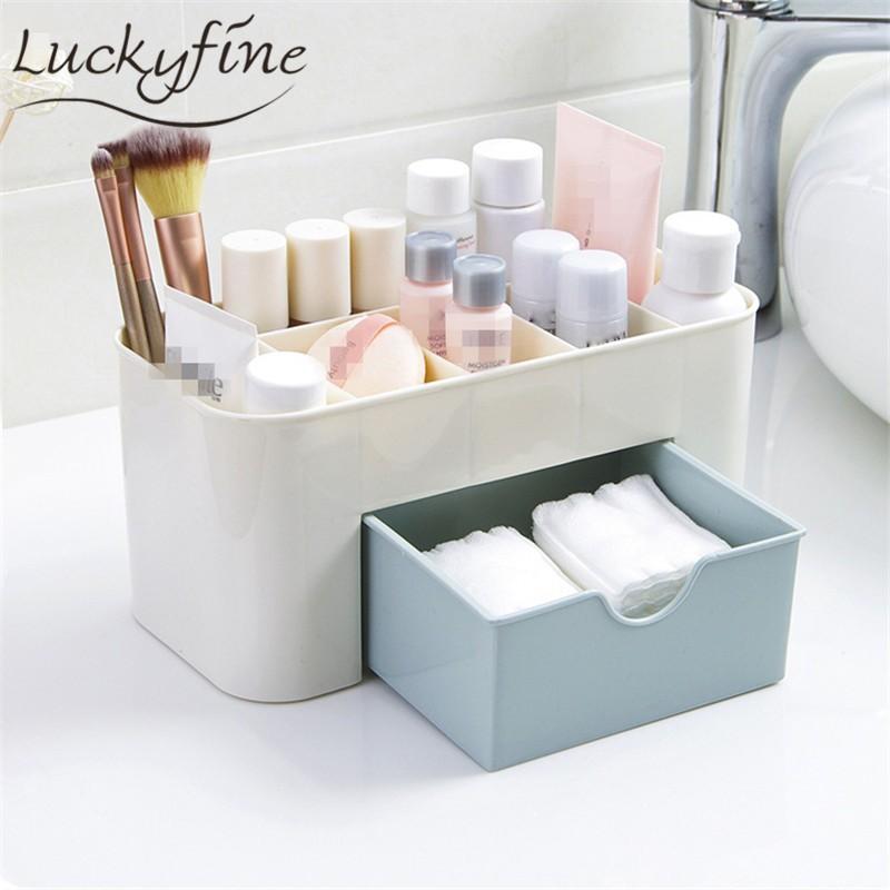 Tủ đựng mỹ phẩm mini, Tủ đồ trang điểm cho chị em (Màu ngẫu nhiên)