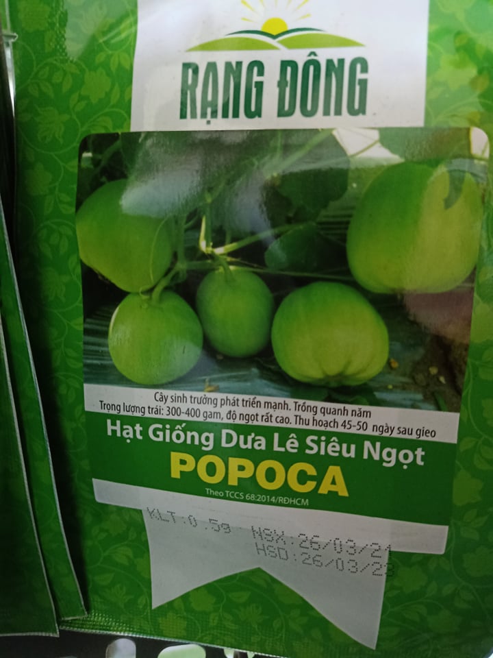 Hạt Giống Dưa Lê Siêu Ngọt Gói 0.5gr