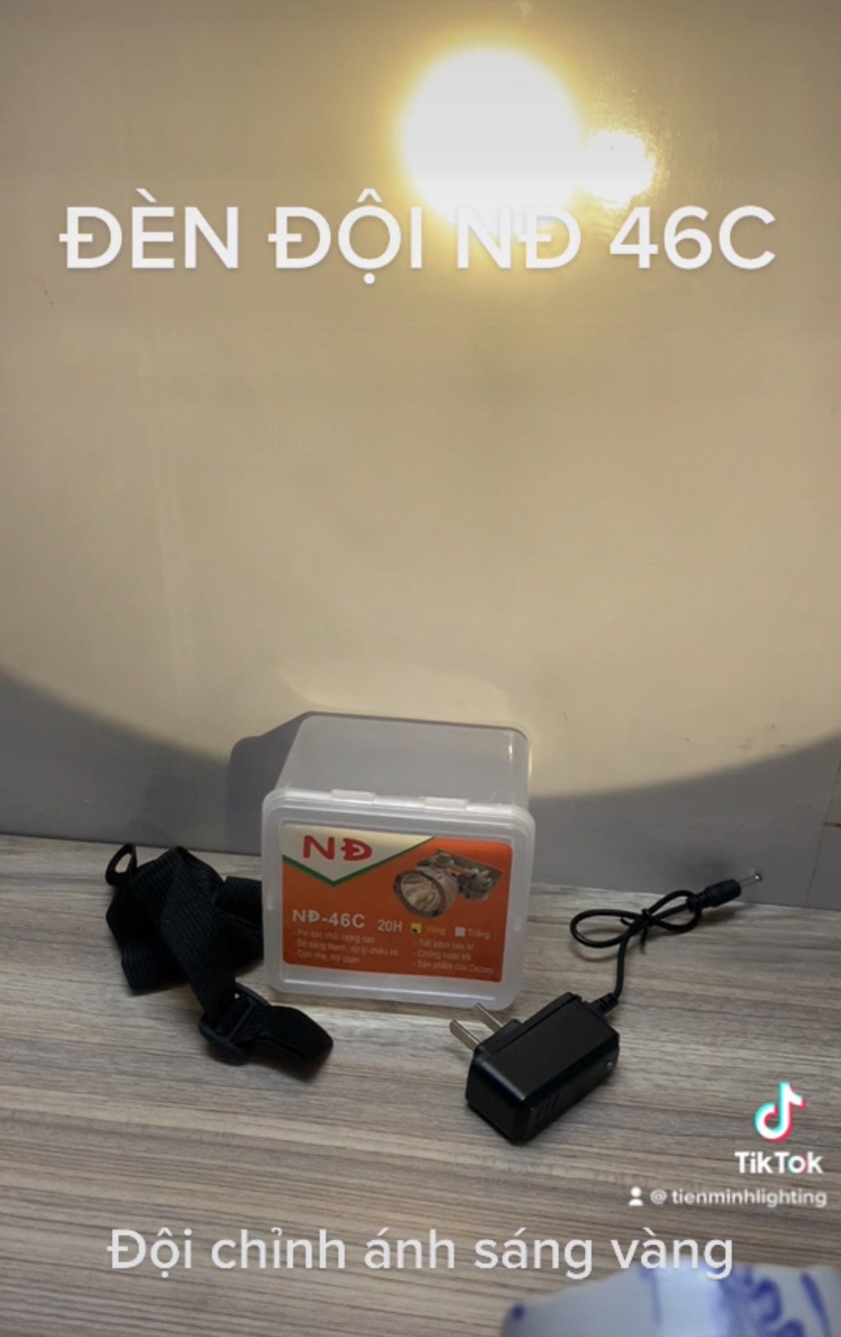 Đèn đội đầu NĐ-46C (nút chỉnh)