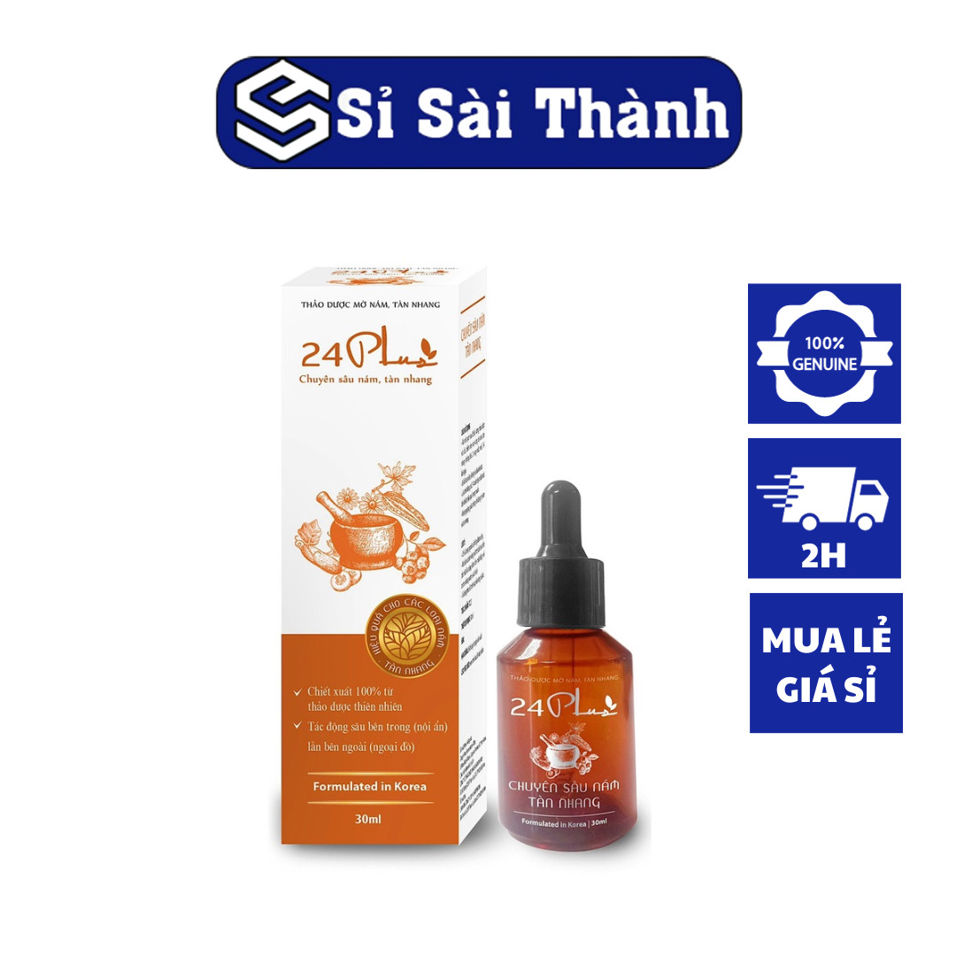 Thảo dược chuyên sâu nám tàn nhang 24plus 30ml