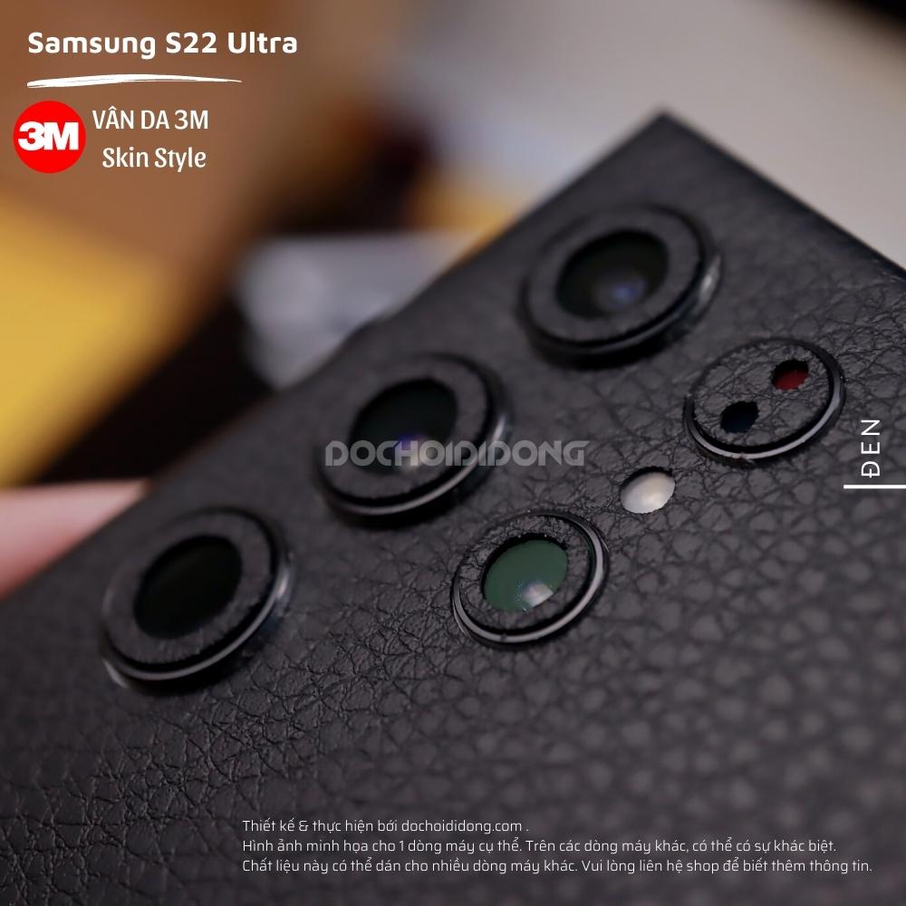 [Màu Đen] Miếng Dán Skin 3M Vân Da Các Dòng Samsung Note 8 Note 9 Note 10 Note 20 Plus Ultra 5G