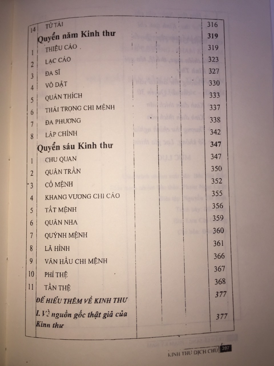 Sách Kinh Thư Khổng Tử