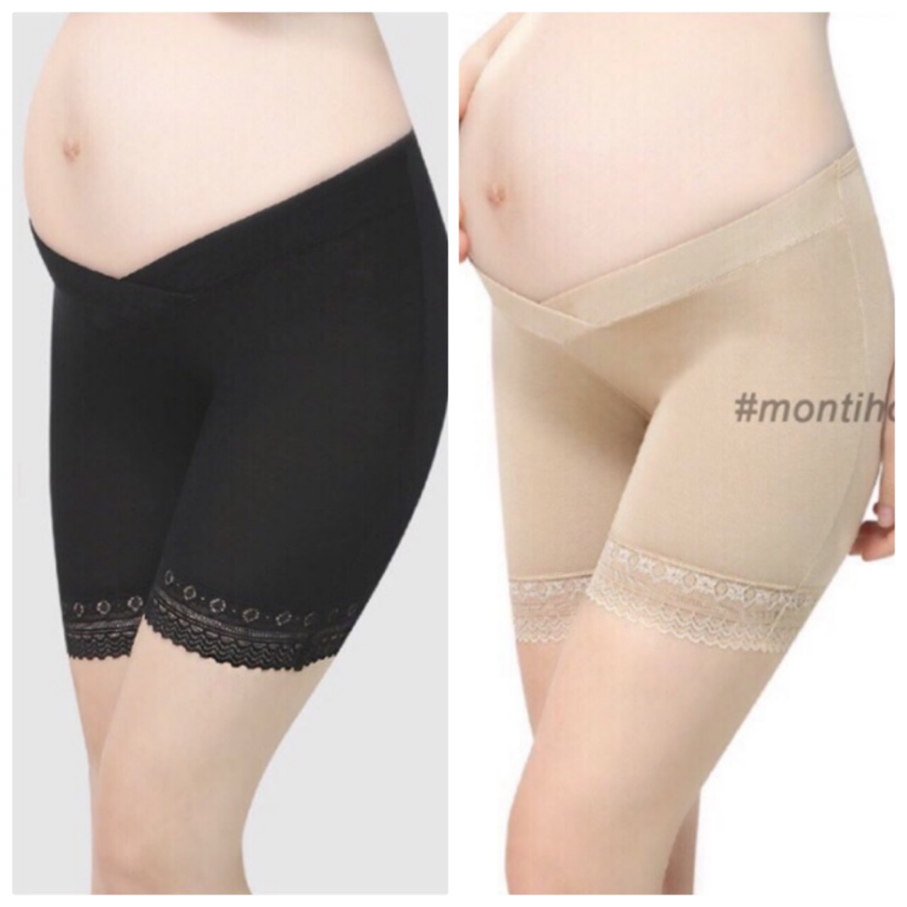 Combo 2 quần lót mặc trong váy cạp chéo cho bà bầu