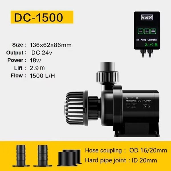 Marine dc pump dc1500 dc2500 dc4000