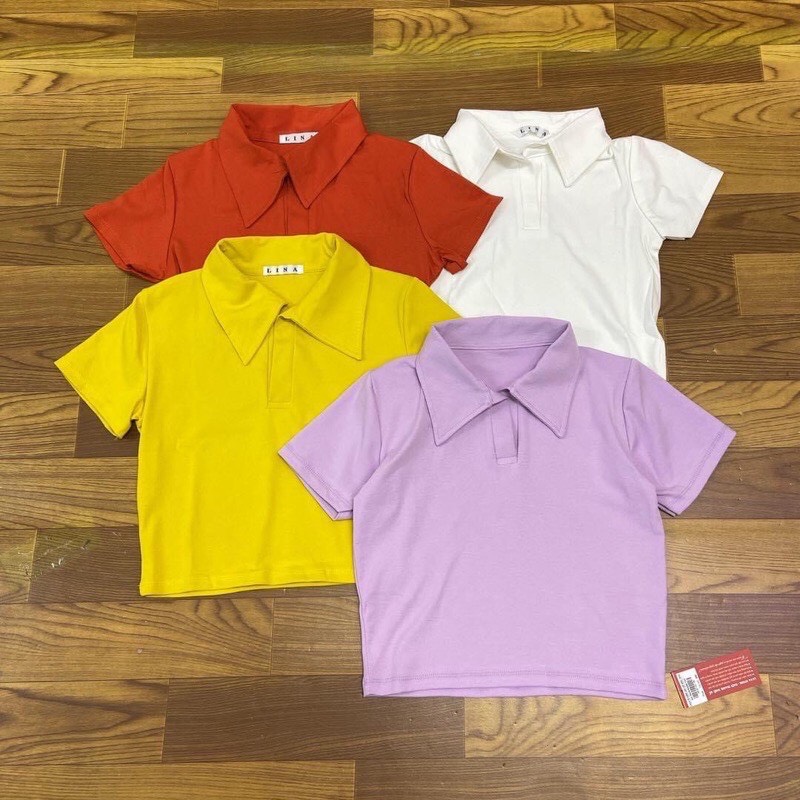áo croptop cổ trụ