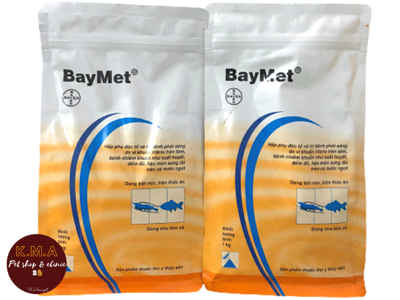 BAYMET  - SẢN PHẨM SỬ DỤNG CHO TÔM, CÁ (GÓI 1KG)