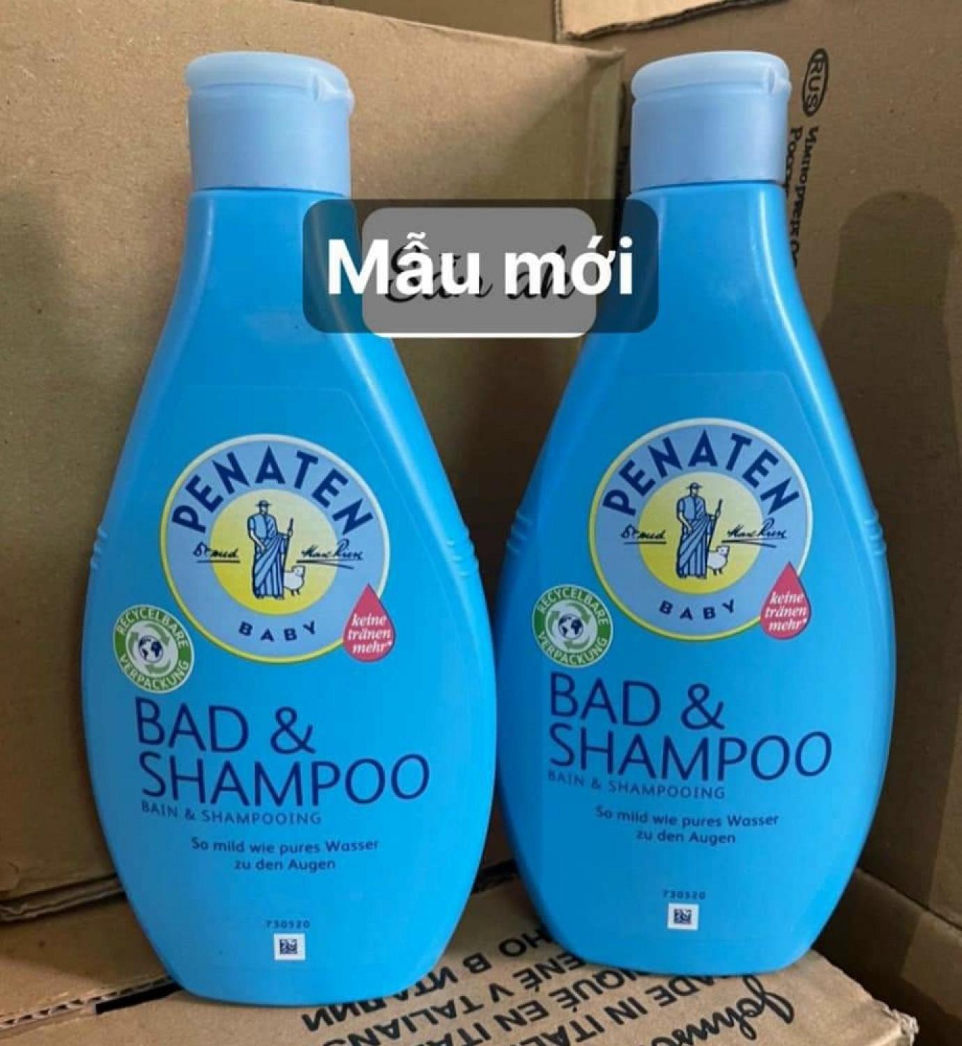 Mẫu mới - Sữa tắm gội chống cảm Penaten 400ml