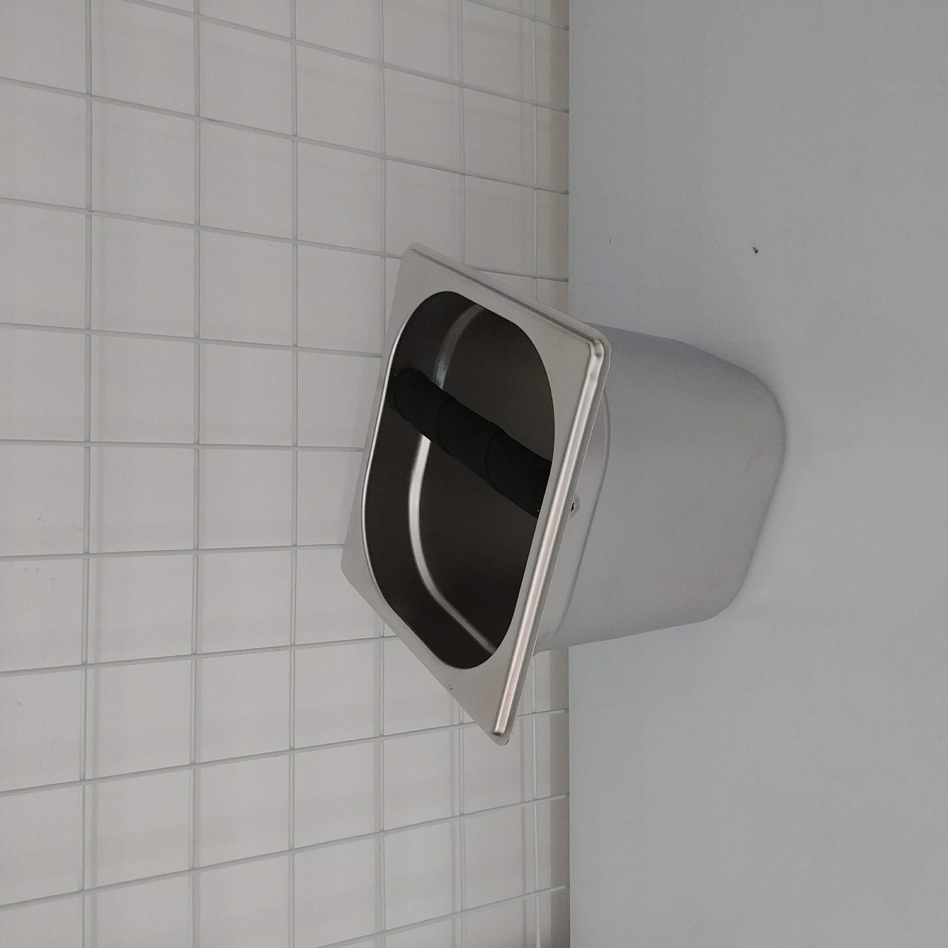 Dụng cụ đập bã cà phê inox Knock Box - Cao 10cm / 15cm