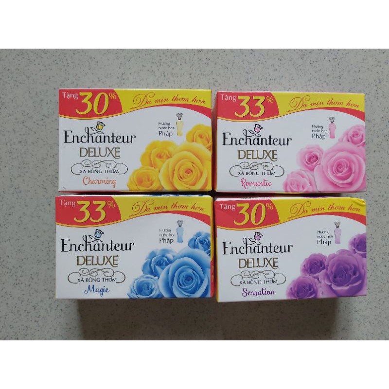 Combo 3 Cục Xà bông thơm enchanteur 90g (Ngẫu nhiên)