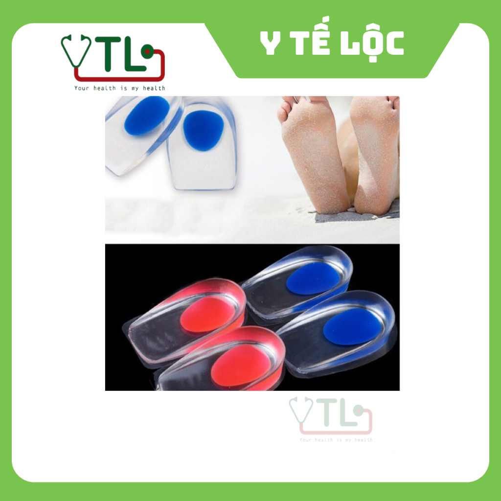 Đệm gót silicon mềm dẻo giảm đau gót chân MDG1