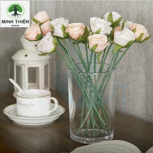 Bình Hoa Thủy Tinh Trụ Tròn 10cm x10cm