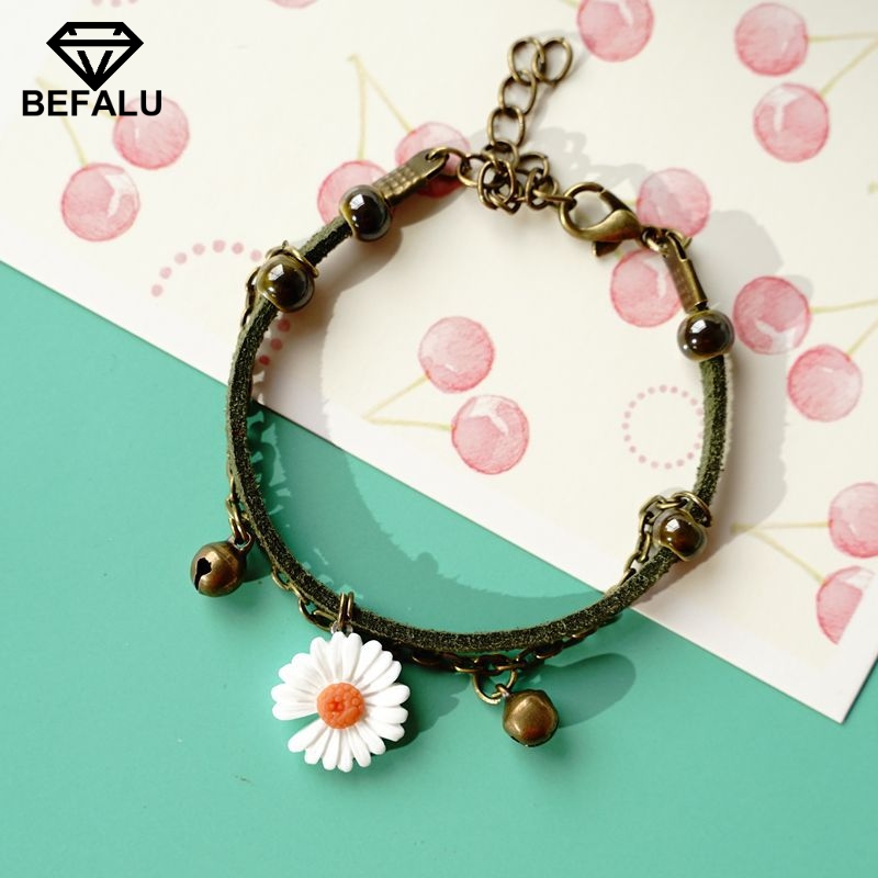 Vòng Tay May Mắn Nữ Hoa Cúc VT09 BEFALU