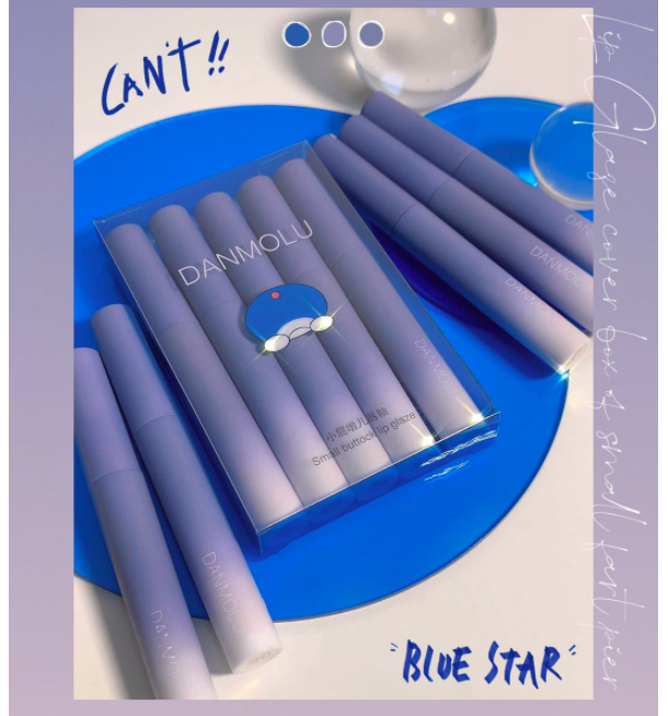 Sét 5 Cây Son Kem Lì DANMOLU Nội Địa Trung | Set 5 cây Son Danmolu nội địa trung - Set 5 cây Son màu đỏ - Hot trend 2021