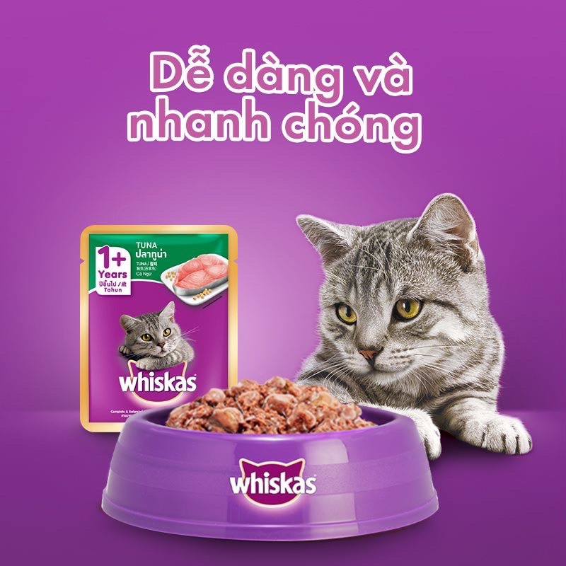 Pate Whiskas Cho Mèo Mọi Lứa Tuổi 80gr - Xiuxiu Giang