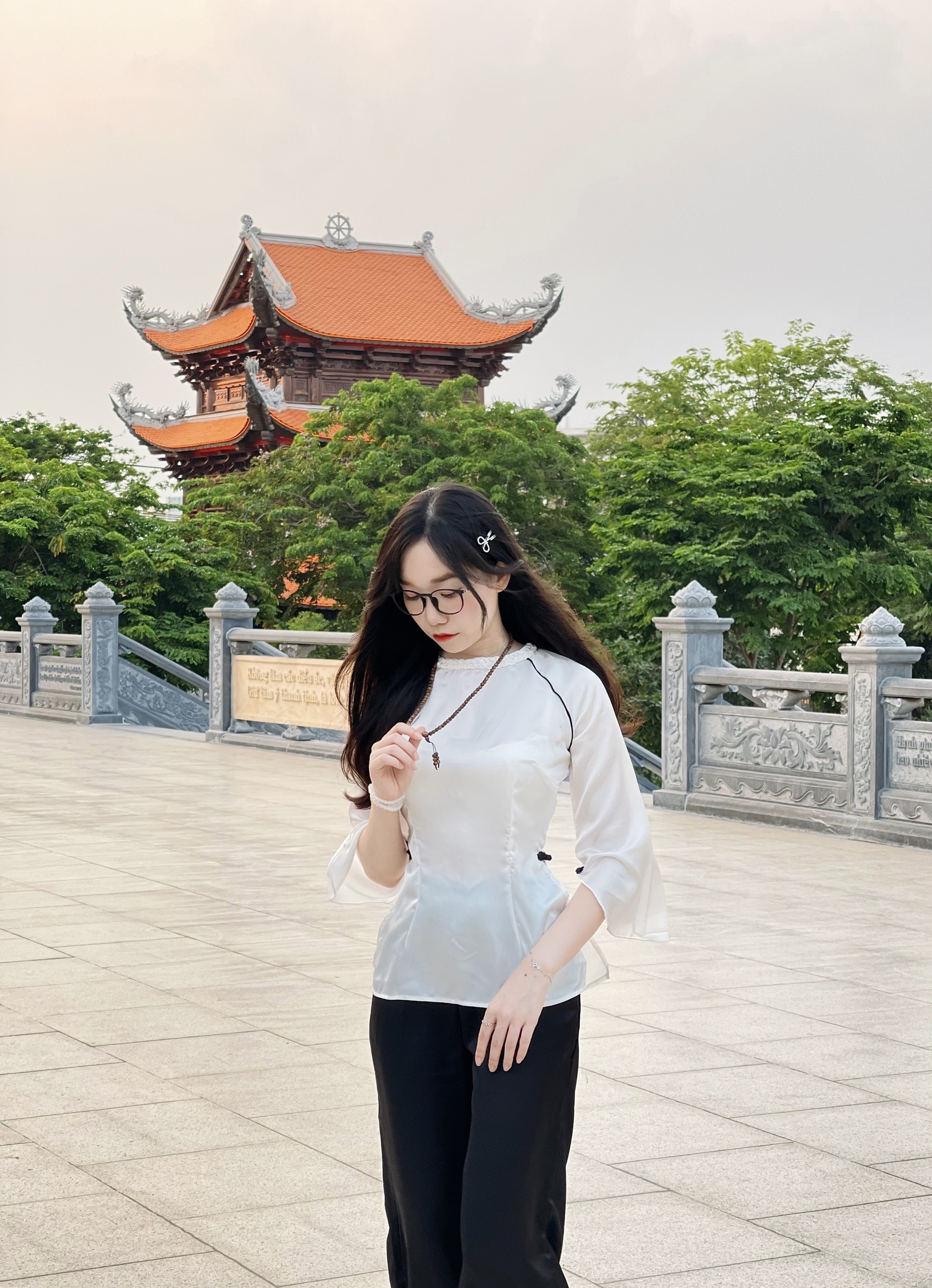 SET BÀ BA ĐI CHÙA CHẤT LỤA CAO CẤP