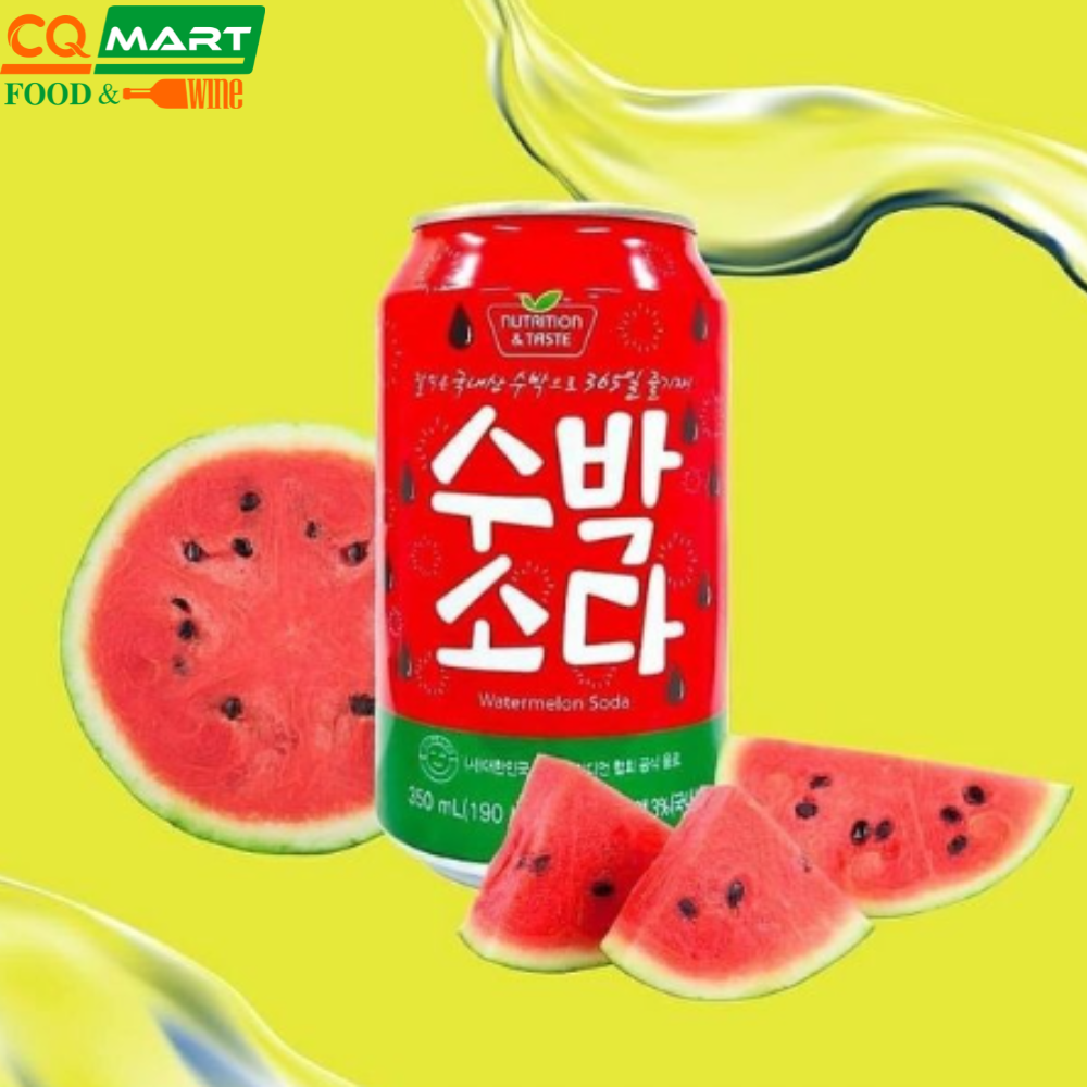 Soda Hàn Quốc SFC Vị Dưa Hấu Lon 350ml