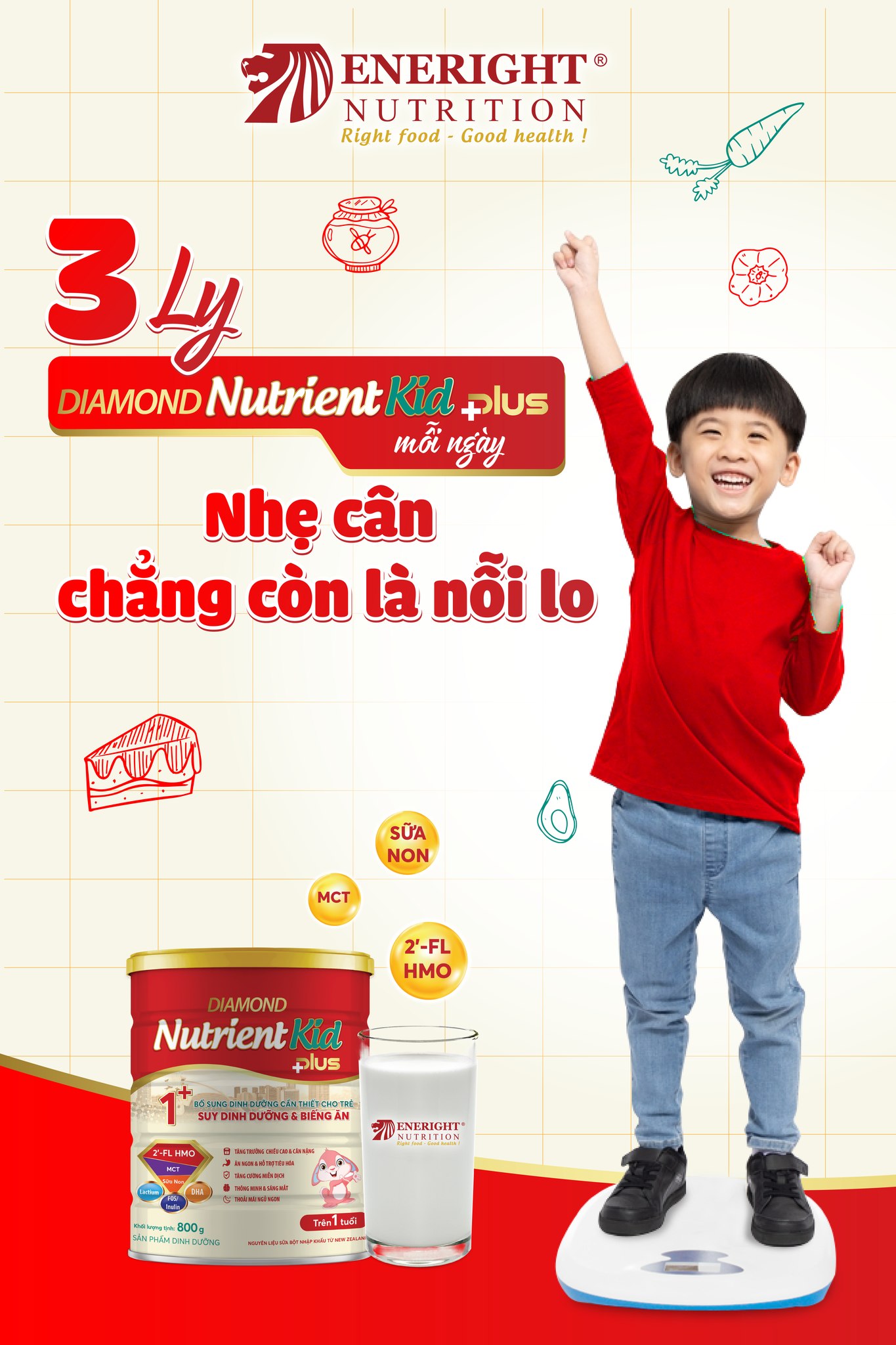 Sữa Nutrient Kid 1 +