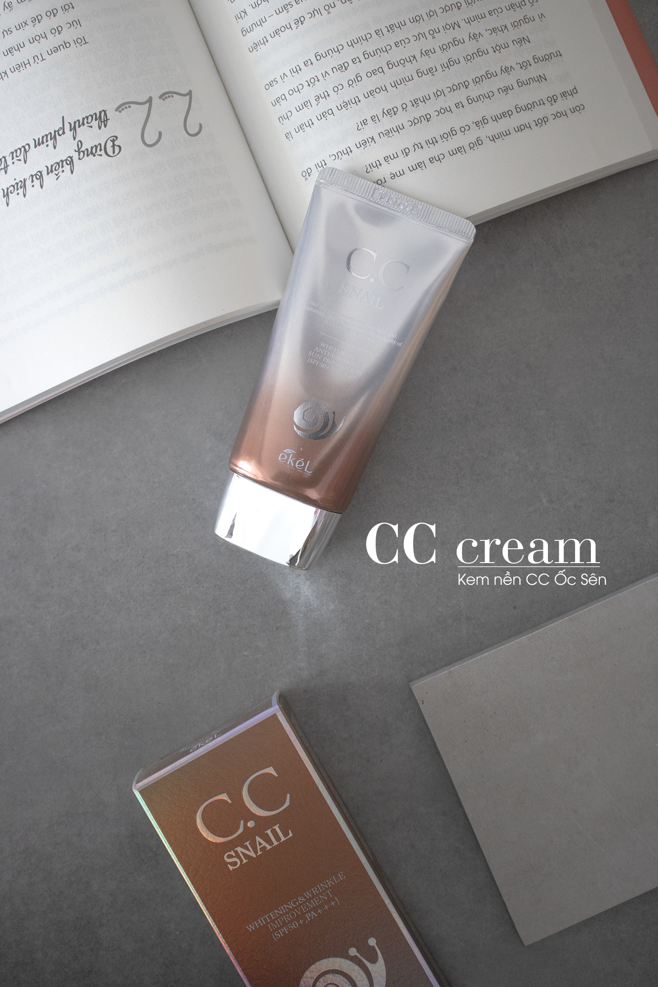 [HCM]Kem CC ốc sên Ekel - Ekel Snail CC Cream