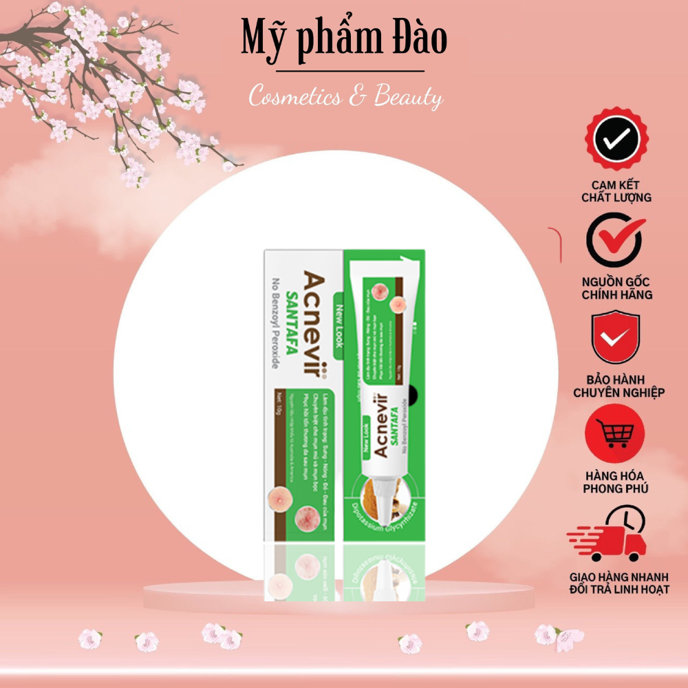 Kem giảm mụn bọc, mụn mủ, dịu da mụn acnevir xanh lá