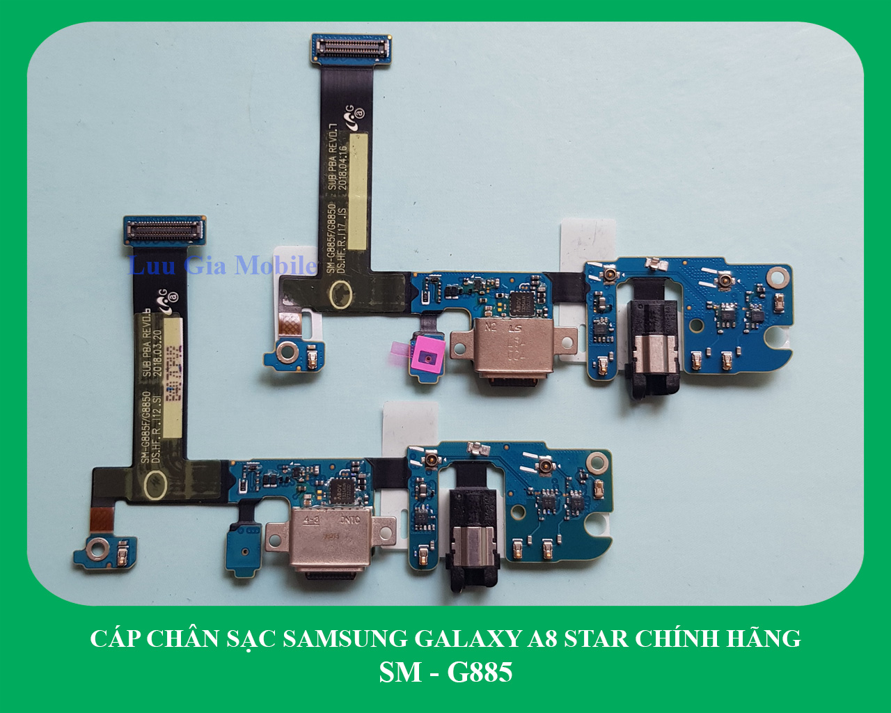 Cluster pins charger Samsung Galaxy A8 star company G885