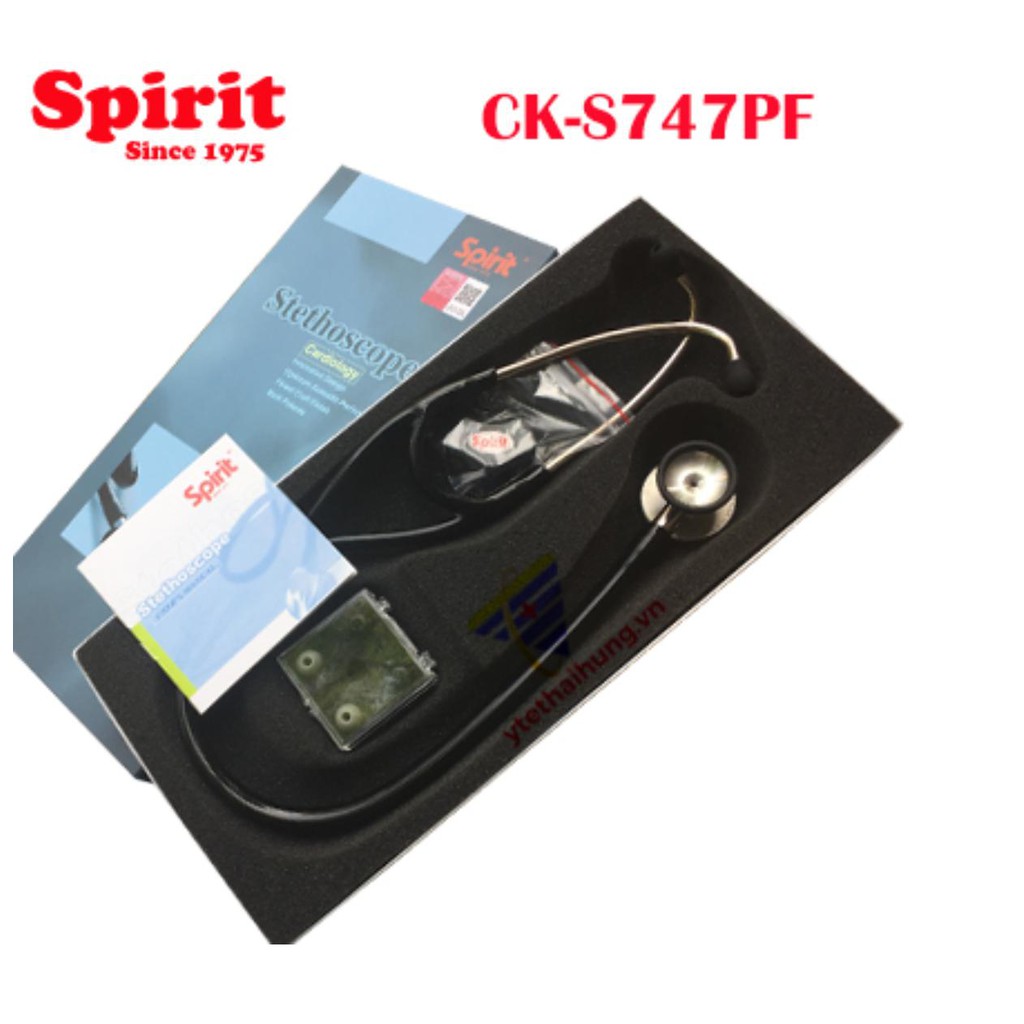 Chính Hãng Spirit Ống nghe tim mạch 2 mặt cao cấp Spirit CK S747PF