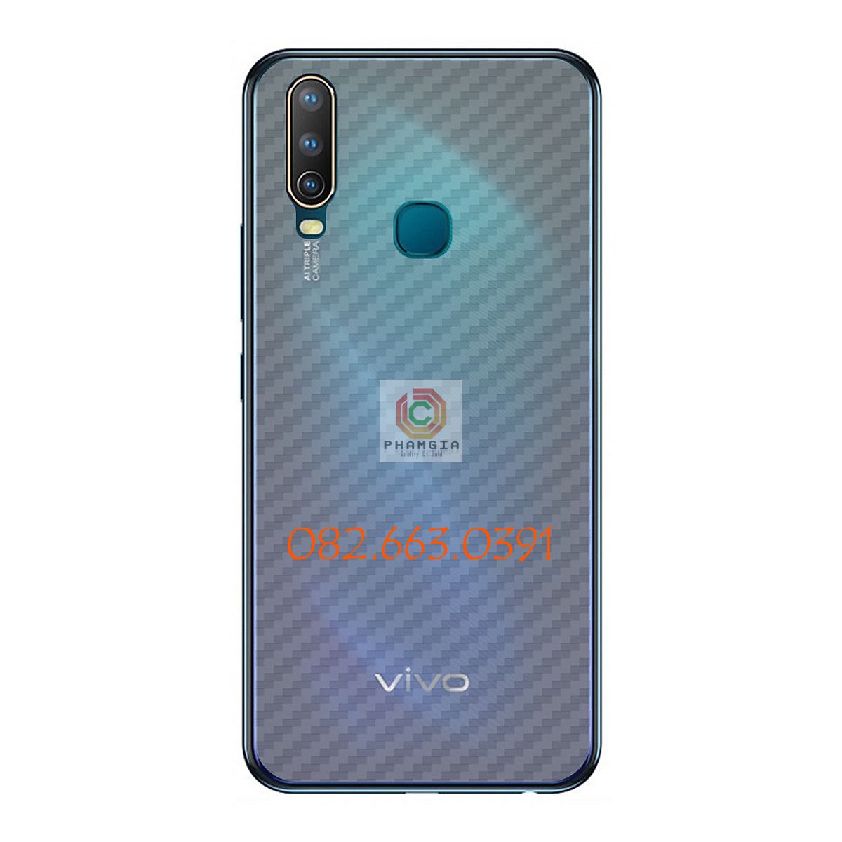 Miếng dán mặt lưng skin carbon Vivo U10/ U3