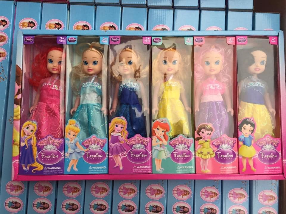 SÉT ĐỒ CHƠI BÚP BÊ 6 CON LOẠI TO CHO BÉ