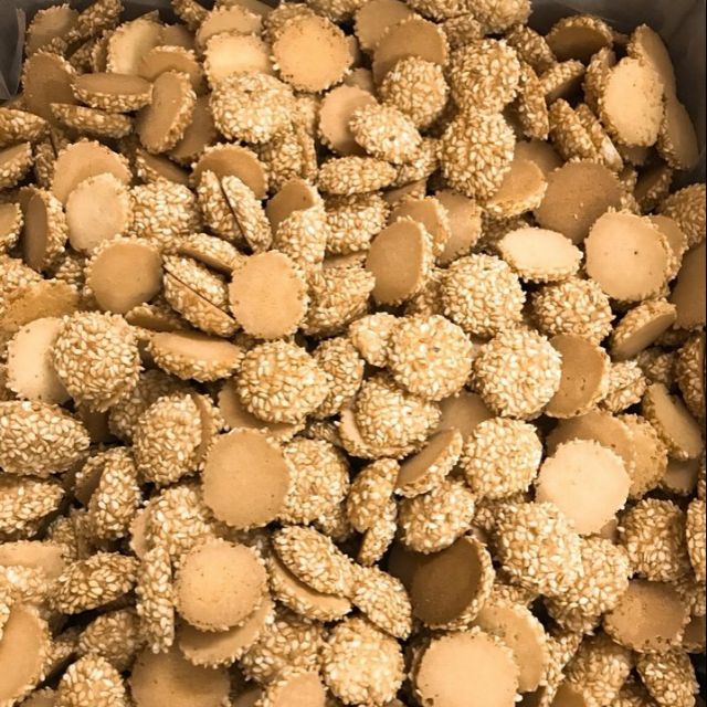 Hcm - bịch 500g/250g bánh nhện mè thơm ngon